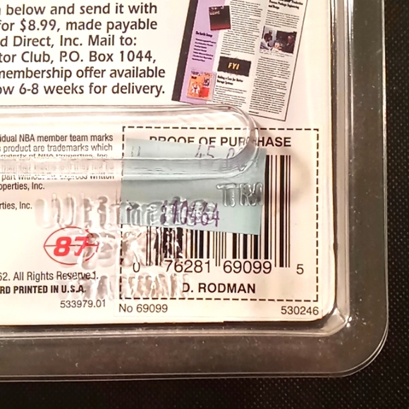 Starting Lineup (3) - 1996 - Dennis Rodman - Base Series (Hair Color Variations) - Picture 4 of 12